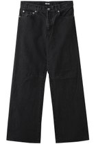 【アンスクリア/INSCRIRE】のルーズ フレア デニムパンツ ブラックユーズド|ID: prp329100004717816 ipo3291000000035833768