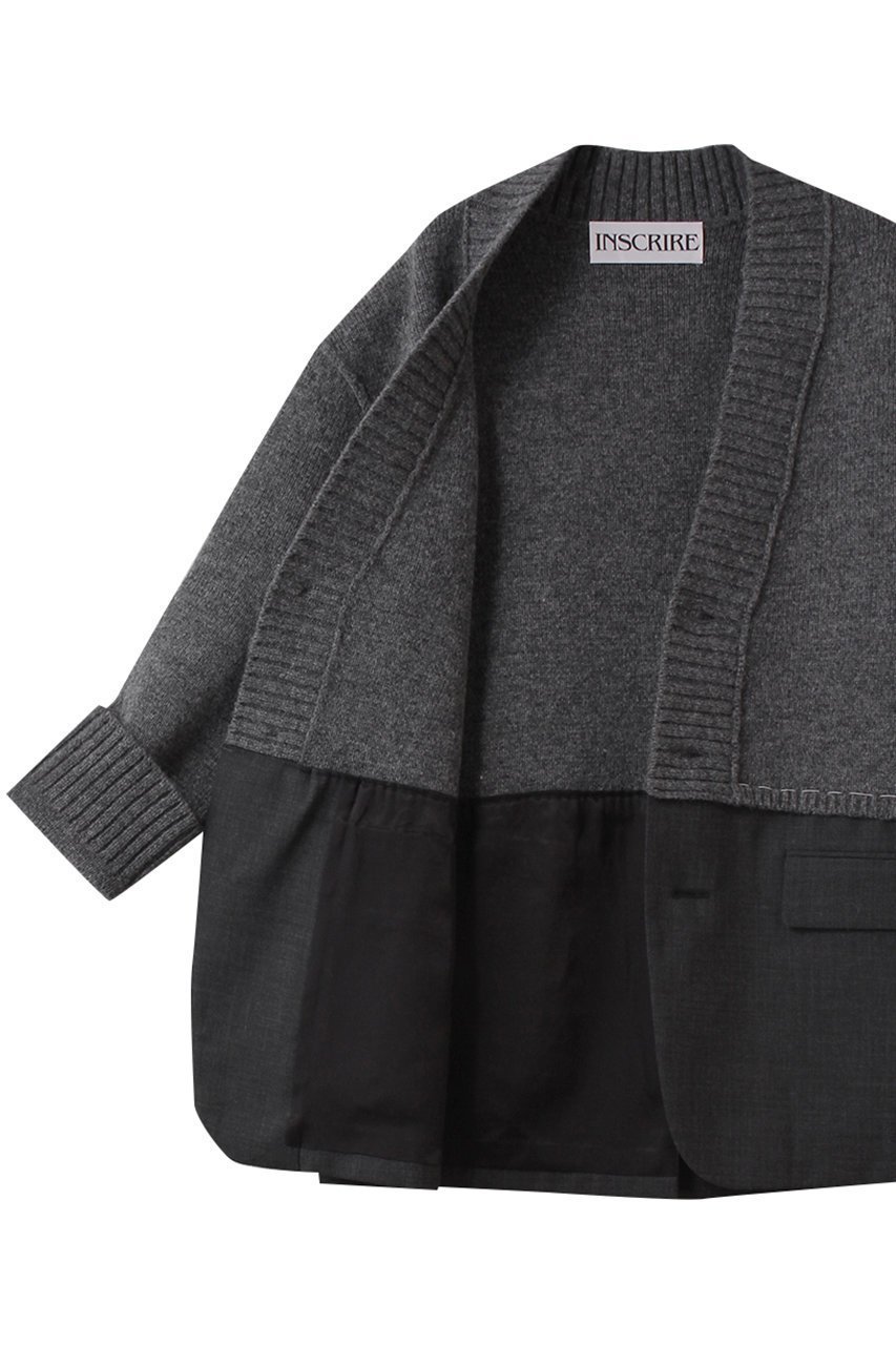 【アンスクリア/INSCRIRE】のHybrid ジャケット 人気、トレンドファッション・服の通販 founy(ファニー) 　ファッション　Fashion　レディースファッション　Fashion for Women　アウター　Coat / Outerwear Collection　レディースジャケット・軽アウター　Jackets　ブルゾンジャケット・スポーティアウター　Blouson Jackets　カーディガン　Cardigan, Knitwear　ジャケット　Jacket, Outerwear　ブルゾン　Blouson, Bomber Jacket　ボトム　Bottoms, Lower Wear　新作・新入荷　New Arrivals / New In　other-6|ID: prp329100004717818 ipo3291000000034090177