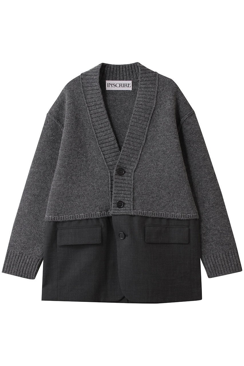 【アンスクリア/INSCRIRE】のHybrid ジャケット 人気、トレンドファッション・服の通販 founy(ファニー) 　ファッション　Fashion　レディースファッション　Fashion for Women　アウター　Coat / Outerwear Collection　レディースジャケット・軽アウター　Jackets　ブルゾンジャケット・スポーティアウター　Blouson Jackets　カーディガン　Cardigan, Knitwear　ジャケット　Jacket, Outerwear　ブルゾン　Blouson, Bomber Jacket　ボトム　Bottoms, Lower Wear　 other-1|ID: prp329100004717818 ipo3291000000035726656