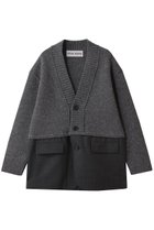 【アンスクリア/INSCRIRE】のHybrid ジャケット グレー×チャコール|ID: prp329100004717818 ipo3291000000035726657