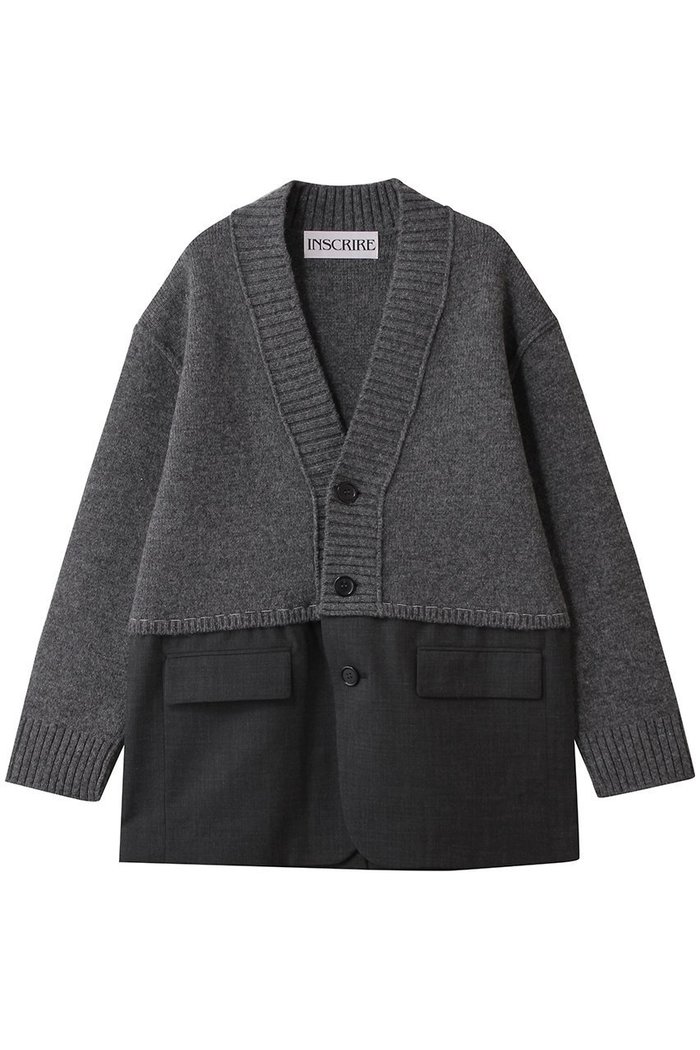 【アンスクリア/INSCRIRE】のHybrid ジャケット インテリア・キッズ・メンズ・レディースファッション・服の通販 founy(ファニー) https://founy.com/ ファッション Fashion レディースファッション Fashion for Women アウター Coat / Outerwear Collection レディースジャケット・軽アウター Jackets ブルゾンジャケット・スポーティアウター Blouson Jackets カーディガン Cardigan, Knitwear ジャケット Jacket, Outerwear ブルゾン Blouson, Bomber Jacket ボトム Bottoms, Lower Wear |ID: prp329100004717818 ipo3291000000036066426