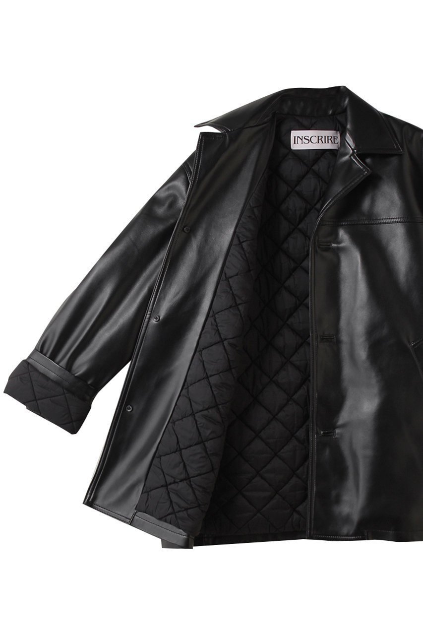 【アンスクリア/INSCRIRE】のレザージャケット 人気、トレンドファッション・服の通販 founy(ファニー) 　ファッション　Fashion　レディースファッション　Fashion for Women　アウター　Coat / Outerwear Collection　レディースジャケット・軽アウター　Jackets　おすすめ　Recommended / Our Picks　クール　Cool, Chic　ジャケット　Jacket, Outerwear　エレガント 上品　Elegant　新作・新入荷　New Arrivals / New In　other-6|ID: prp329100004717821 ipo3291000000034090190