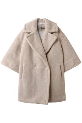 【ヘルノ/HERNO】 ボアコート人気、トレンドファッション・服の通販 founy(ファニー) ファッション Fashion レディースファッション Fashion for Women アウター Coat / Outerwear Collection コート・ロングコート・ピーコート Long Coats, Peacoats & More ショート Short, Short Length ポンチョ Poncho, Cape Style 新作・新入荷 New Arrivals / New In |ID:prp329100004717825