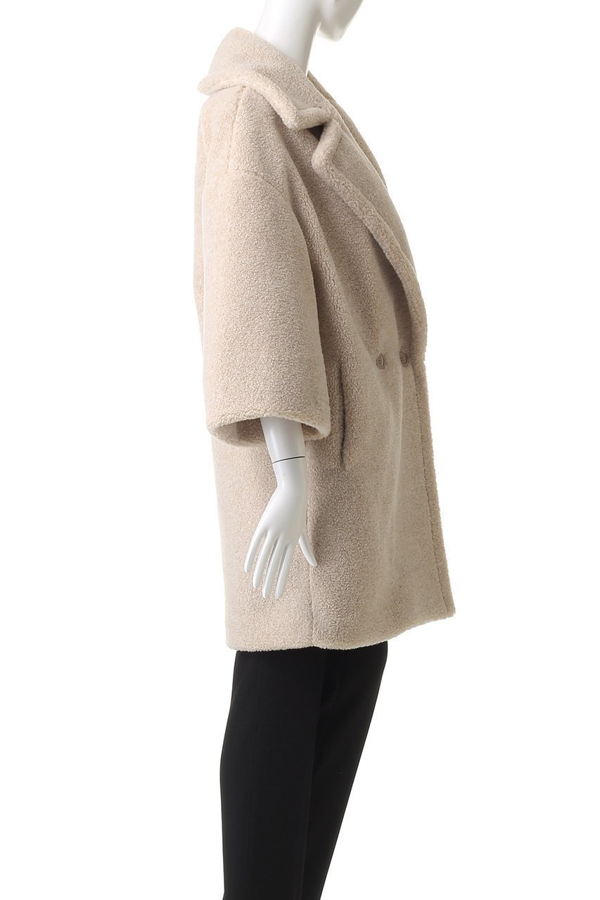 【ヘルノ/HERNO】のボアコート 人気、トレンドファッション・服の通販 founy(ファニー) 　ファッション　Fashion　レディースファッション　Fashion for Women　アウター　Coat / Outerwear Collection　コート・ロングコート・ピーコート　Long Coats, Peacoats & More　ショート　Short, Short Length　ポンチョ　Poncho, Cape Style　新作・新入荷　New Arrivals / New In　other-3|ID: prp329100004717825 ipo3291000000034090210