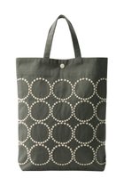 【ミナ ペルホネン/mina perhonen / KIDS】の【KIDS】kanssa tote トートバッグ M ネイビー M グレー|ID:prp329100004717828