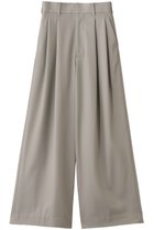 【グラフペーパー/Graphpaper】のTechno Wool Nylon Two Tuck Wide Pants/ワイドパンツ グレージュ|ID: prp329100004717837 ipo3291000000035833797