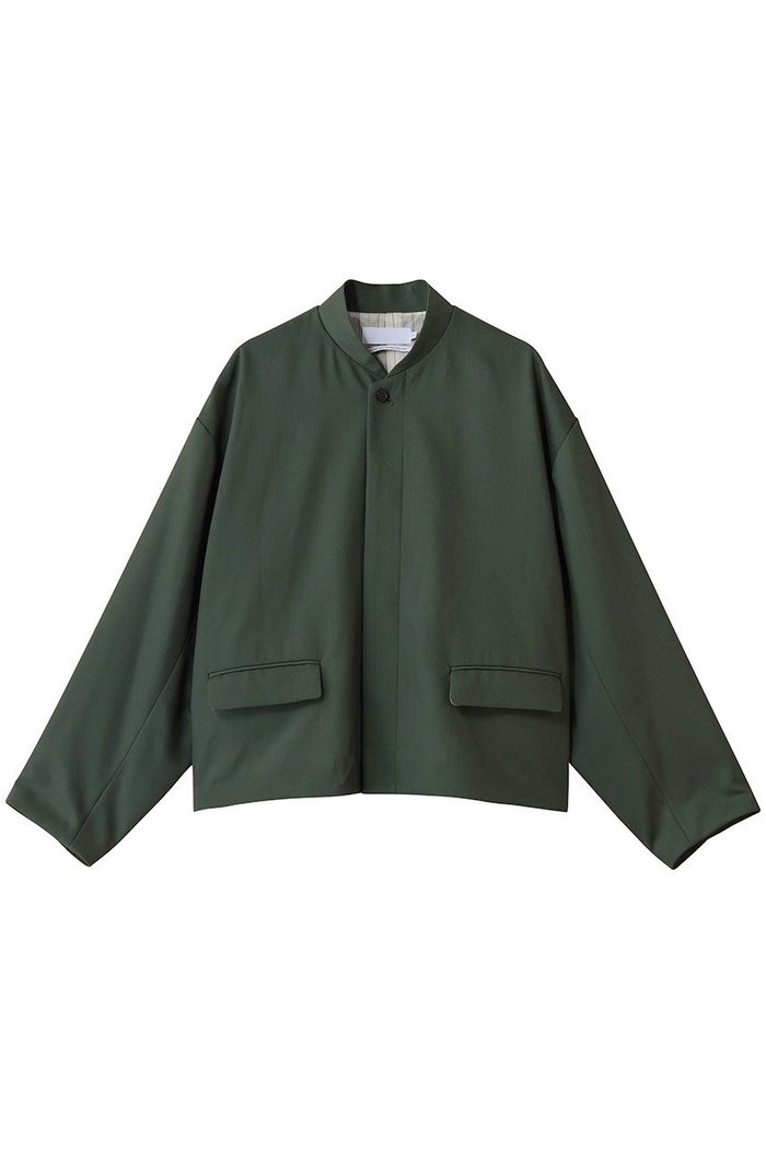 【グラフペーパー/Graphpaper】のTechno Wool Nylon Stand Collar Short Jacket/ショートジャケット インテリア・キッズ・メンズ・レディースファッション・服の通販 founy(ファニー) https://founy.com/ ファッション Fashion レディースファッション Fashion for Women アウター Coat / Outerwear Collection レディースジャケット・軽アウター Jackets ショート Short, Short Length ジャケット Jacket, Outerwear ボトム Bottoms, Lower Wear ワイド Wide, Wide Fit 新作・新入荷 New Arrivals / New In |ID: prp329100004717838 ipo3291000000034090298