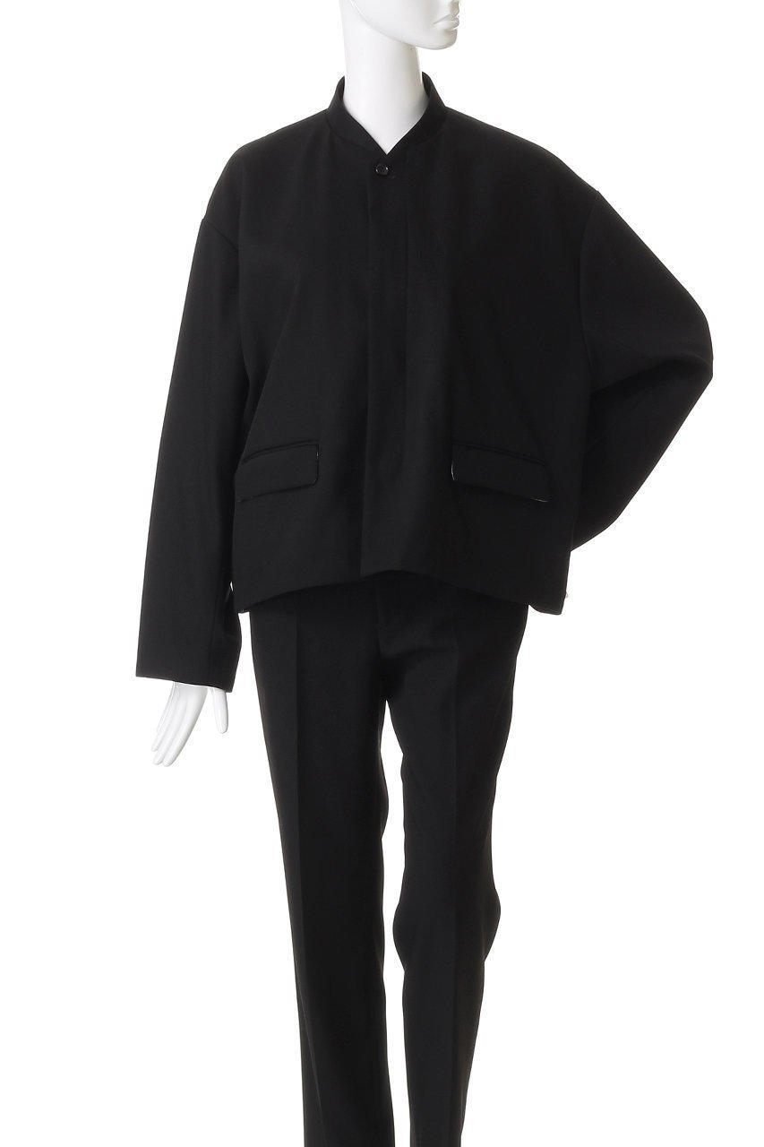 【グラフペーパー/Graphpaper】のTechno Wool Nylon Stand Collar Short Jacket/ショートジャケット 人気、トレンドファッション・服の通販 founy(ファニー) 　ファッション　Fashion　レディースファッション　Fashion for Women　アウター　Coat / Outerwear Collection　レディースジャケット・軽アウター　Jackets　ショート　Short, Short Length　ジャケット　Jacket, Outerwear　ボトム　Bottoms, Lower Wear　ワイド　Wide, Wide Fit　新作・新入荷　New Arrivals / New In　other-2|ID: prp329100004717838 ipo3291000000034090304