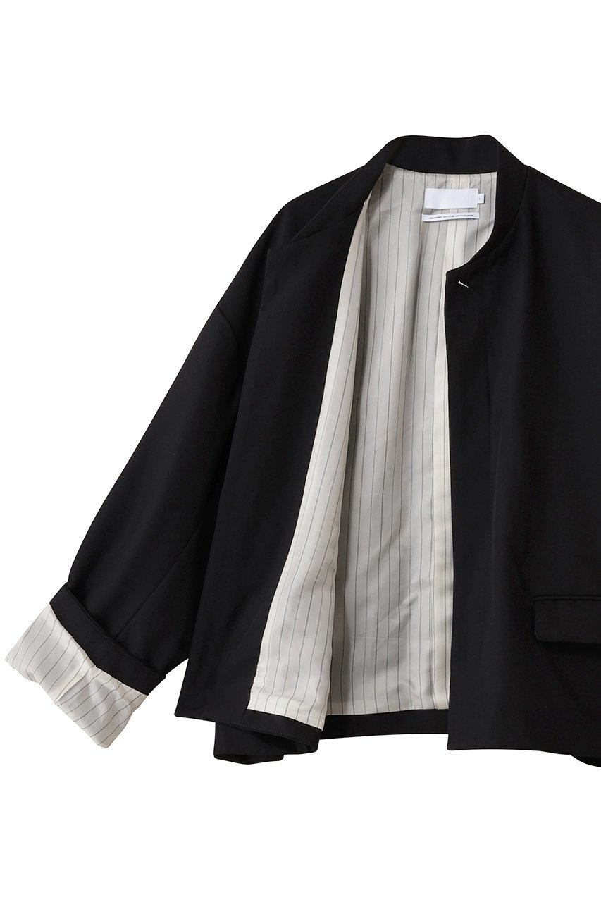 【グラフペーパー/Graphpaper】のTechno Wool Nylon Stand Collar Short Jacket/ショートジャケット 人気、トレンドファッション・服の通販 founy(ファニー) 　ファッション　Fashion　レディースファッション　Fashion for Women　アウター　Coat / Outerwear Collection　レディースジャケット・軽アウター　Jackets　ショート　Short, Short Length　ジャケット　Jacket, Outerwear　ボトム　Bottoms, Lower Wear　ワイド　Wide, Wide Fit　新作・新入荷　New Arrivals / New In　other-6|ID: prp329100004717838 ipo3291000000034090308
