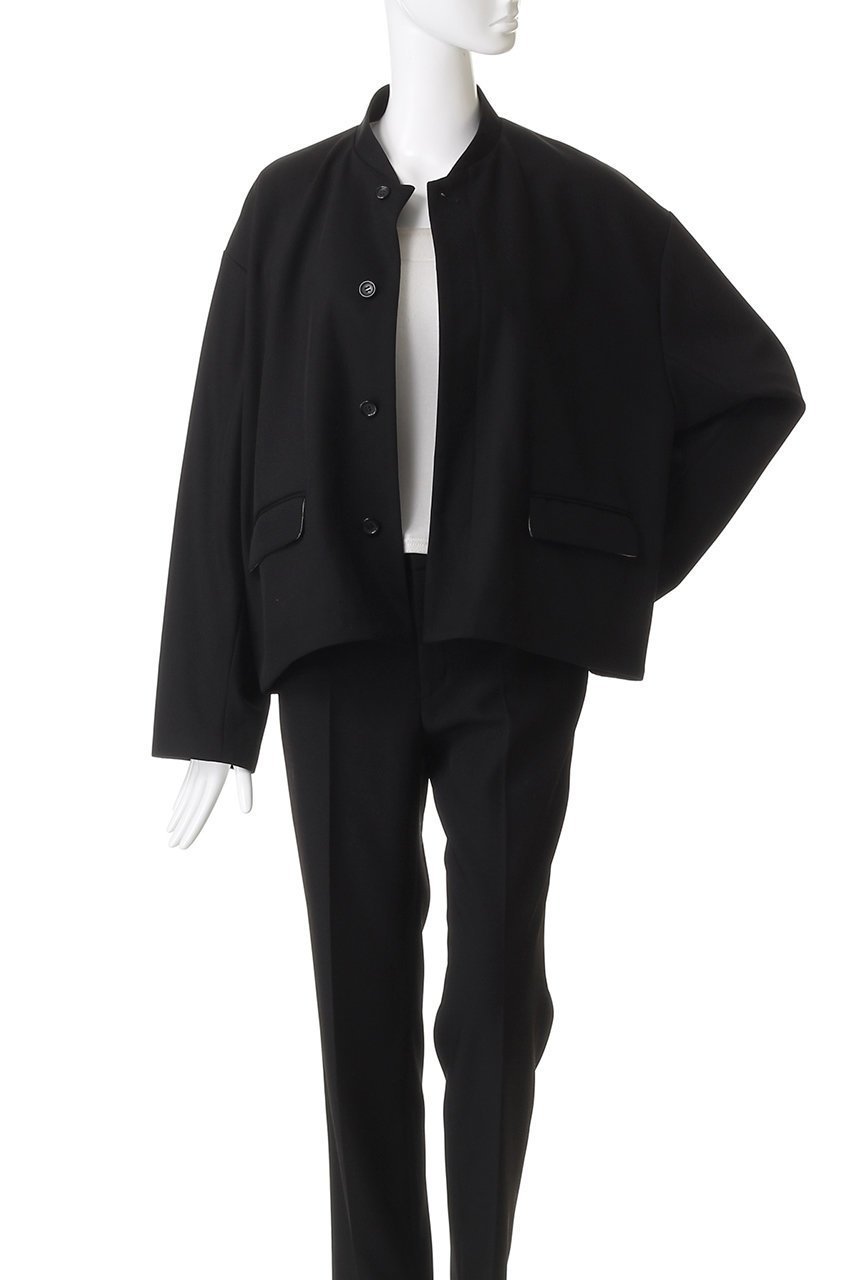 【グラフペーパー/Graphpaper】のTechno Wool Nylon Stand Collar Short Jacket/ショートジャケット 人気、トレンドファッション・服の通販 founy(ファニー) 　ファッション　Fashion　レディースファッション　Fashion for Women　アウター　Coat / Outerwear Collection　レディースジャケット・軽アウター　Jackets　ショート　Short, Short Length　ジャケット　Jacket, Outerwear　ボトム　Bottoms, Lower Wear　ワイド　Wide, Wide Fit　新作・新入荷　New Arrivals / New In　other-7|ID: prp329100004717838 ipo3291000000034090309