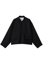【グラフペーパー/Graphpaper】のTechno Wool Nylon Stand Collar Short Jacket/ショートジャケット ブラック|ID:prp329100004717838
