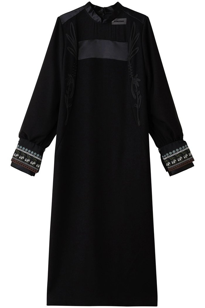 【ロキト/LOKITHO】のコード エンブロイダリー パネル ドレス インテリア・キッズ・メンズ・レディースファッション・服の通販 founy(ファニー) https://founy.com/ ファッション Fashion レディースファッション Fashion for Women ワンピース Dresses フォーマル・パーティードレス・結婚式用ドレス Elegant & Casual Dresses チュニック Tunic Tops & Dresses エンブロイダリー Embroidery Design チュニック Tunic, Long Top デコルテ Décolleté, Neckline ドレス Dress, One-Piece パーティ Party, Party Style ロング Long, Long-Length 結婚式 Wedding |ID: prp329100004717843 ipo3291000000035833827