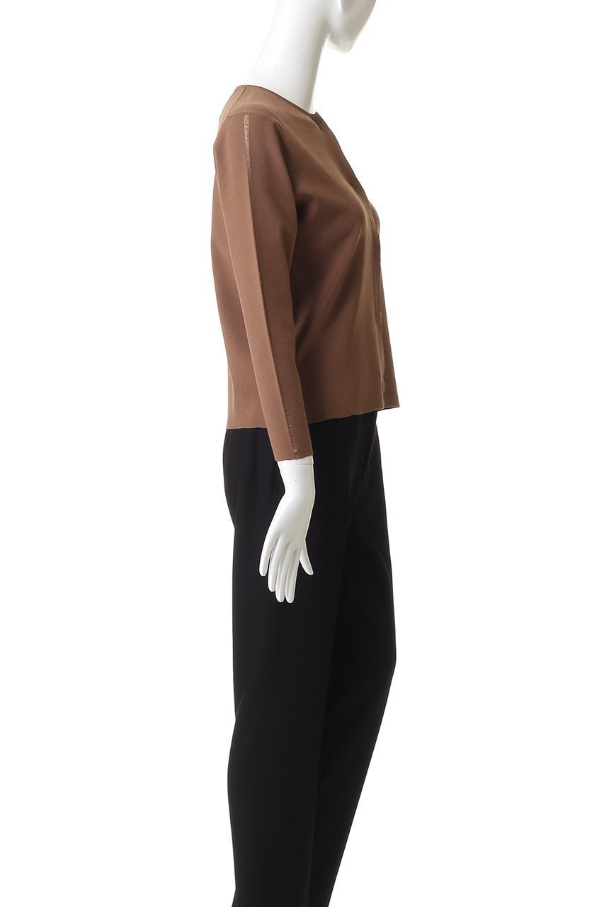 【ルームエイト/Room no.8】の【Room no.8 BLACK】NEEDLE スナップ クルーネック カーディガン 人気、トレンドファッション・服の通販 founy(ファニー) 　ファッション　Fashion　レディースファッション　Fashion for Women　トップス・カットソー　Cut & Sew Tops　ニット　Knit Tops & Sweaters　カーディガン・羽織り　Layered Style Cardigans　カーディガン　Cardigan, Knitwear　シンプル　Simple, Minimal　フロント　Front, Front Design　エレガント 上品　Elegant　新作・新入荷　New Arrivals / New In　other-3|ID: prp329100004717845 ipo3291000000034090345