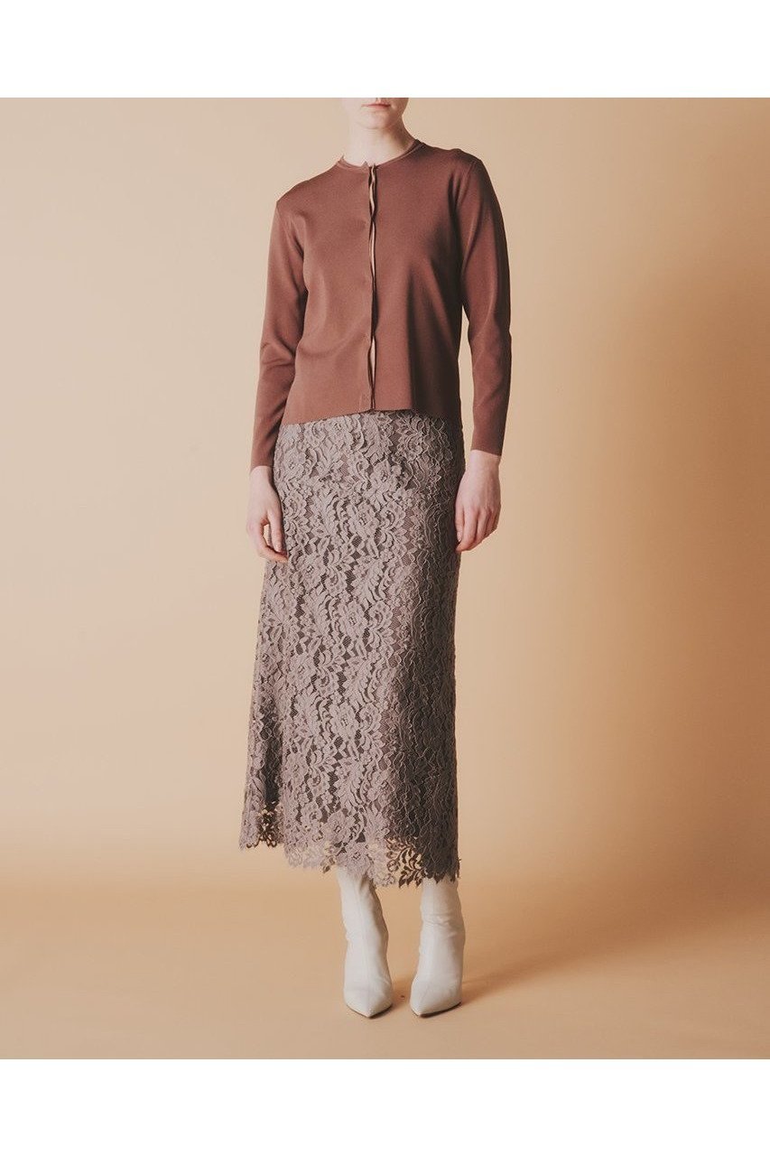 【ルームエイト/Room no.8】の【Room no.8 BLACK】NEEDLE スナップ クルーネック カーディガン 人気、トレンドファッション・服の通販 founy(ファニー) 　ファッション　Fashion　レディースファッション　Fashion for Women　トップス・カットソー　Cut & Sew Tops　ニット　Knit Tops & Sweaters　カーディガン・羽織り　Layered Style Cardigans　カーディガン　Cardigan, Knitwear　シンプル　Simple, Minimal　フロント　Front, Front Design　エレガント 上品　Elegant　新作・新入荷　New Arrivals / New In　other-6|ID: prp329100004717845 ipo3291000000034090348