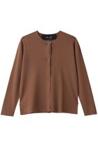 【ルームエイト/Room no.8】の【Room no.8 BLACK】NEEDLE スナップ クルーネック カーディガン ライトブラウン|ID:prp329100004717845