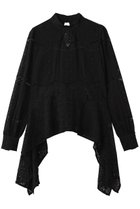 【ルームエイト/Room no.8】の【Room no.8 BLACK】COTTON コード レース ドレープ トップス ブラック|ID:prp329100004717847