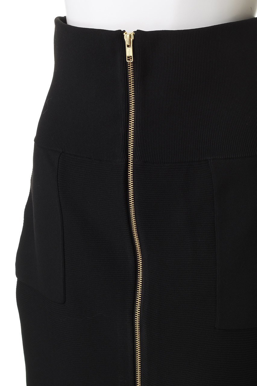 【ルームエイト/Room no.8】の【Room no.8 BLACK】GARTER リブ ジップ アップ スカート 人気、トレンドファッション・服の通販 founy(ファニー) 　ファッション　Fashion　レディースファッション　Fashion for Women　スカート　Skirts　ロングスカート　Long Skirts / Maxi & Midi Skirts　ジップ　Zip, Zipper　フォルム　Silhouette, Form　フロント　Front, Front Design　ラグジュアリー　Luxury, Elegant　ロング　Long, Long-Length　新作・新入荷　New Arrivals / New In　other-5|ID: prp329100004717850 ipo3291000000034090386
