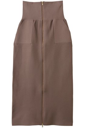 【ルームエイト/Room no.8】の【Room no.8 BLACK】GARTER リブ ジップ アップ スカート 人気、トレンドファッション・服の通販 founy(ファニー) ファッション Fashion レディースファッション Fashion for Women スカート Skirts ロングスカート Long Skirts / Maxi & Midi Skirts ジップ Zip, Zipper フォルム Silhouette, Form フロント Front, Front Design ラグジュアリー Luxury, Elegant ロング Long, Long-Length |ID:prp329100004717850