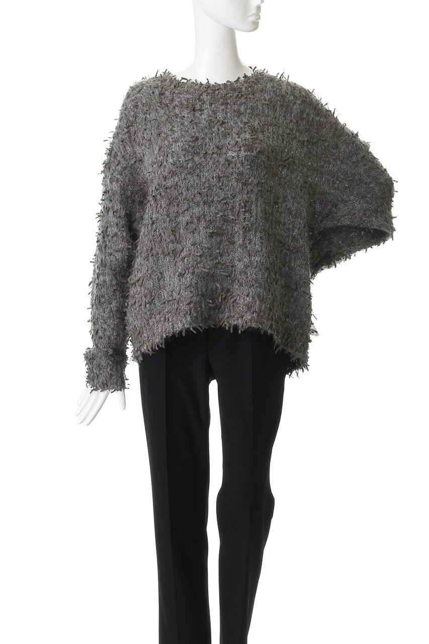 【ルームエイト/Room no.8】のRIBBON-YARN クルー トップス 人気、トレンドファッション・服の通販 founy(ファニー) 　ファッション　Fashion　レディースファッション　Fashion for Women　トップス・カットソー　Cut & Sew Tops　ニット　Knit Tops & Sweaters　カジュアルプルオーバー・ニットトップス　Pullovers & Knit Tops / Casual Pullovers　ラグジュアリー　Luxury, Elegant　今季　This Season, Current Season　新作・新入荷　New Arrivals / New In　other-2|ID: prp329100004717852 ipo3291000000034090396