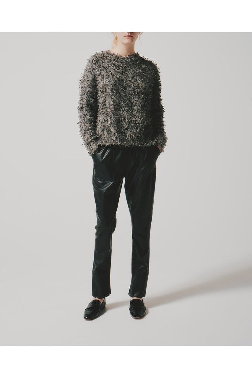 【ルームエイト/Room no.8】のRIBBON-YARN クルー トップス 人気、トレンドファッション・服の通販 founy(ファニー) 　ファッション　Fashion　レディースファッション　Fashion for Women　トップス・カットソー　Cut & Sew Tops　ニット　Knit Tops & Sweaters　カジュアルプルオーバー・ニットトップス　Pullovers & Knit Tops / Casual Pullovers　ラグジュアリー　Luxury, Elegant　今季　This Season, Current Season　新作・新入荷　New Arrivals / New In　other-6|ID: prp329100004717852 ipo3291000000034090400