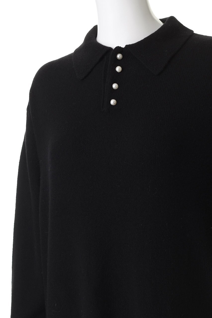 【ルームエイト/Room no.8】のWOOL パールボタン ポロ ドレス 人気、トレンドファッション・服の通販 founy(ファニー) 　ファッション　Fashion　レディースファッション　Fashion for Women　ワンピース　Dresses　フォーマル・パーティードレス・結婚式用ドレス　Elegant & Casual Dresses　チュニック　Tunic Tops & Dresses　クラシカル　Classical, Vintage-Inspired　シューズ　Shoes, Footwear　ストレート　Straight, Straight Cut　スニーカー　Sneakers, Trainers　スポーティ　Sporty, Casual Athletic　チュニック　Tunic, Long Top　ドレス　Dress, One-Piece　バランス　Balance, Style Balance　パール　Pearl, Pearl Accent　ロング　Long, Long-Length　新作・新入荷　New Arrivals / New In　other-5|ID: prp329100004717854 ipo3291000000034090415
