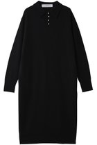 【ルームエイト/Room no.8】のWOOL パールボタン ポロ ドレス ブラック|ID: prp329100004717854 ipo3291000000036228195