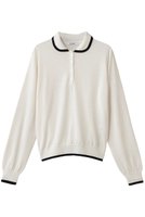 【スローン/SLOANE】の16G天竺 エクストラファインメリノウール バイカラー丸襟ポロ ニットトップス 人気、トレンドファッション・服の通販 founy(ファニー) ファッション Fashion レディースファッション Fashion for Women トップス・カットソー Cut & Sew Tops ニット Knit Tops & Sweaters カジュアルプルオーバー・ニットトップス Pullovers & Knit Tops / Casual Pullovers フォーマル Formal, Dressy 新作・新入荷 New Arrivals / New In |ID:prp329100004717856