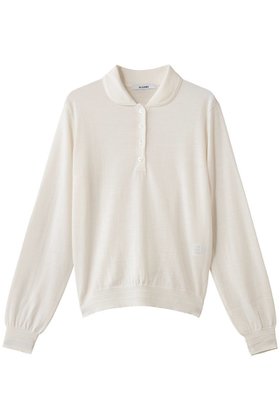 【スローン/SLOANE】の16G天竺 エクストラファインメリノウール 丸襟ポロ ニットトップス 人気、トレンドファッション・服の通販 founy(ファニー) ファッション Fashion レディースファッション Fashion for Women トップス・カットソー Cut & Sew Tops ニット Knit Tops & Sweaters カジュアルプルオーバー・ニットトップス Pullovers & Knit Tops / Casual Pullovers コンパクト Compact, Small Size スキニー Skinny, Slim Fit フォーマル Formal, Dressy ボトム Bottoms, Lower Wear ワイド Wide, Wide Fit 切替 Switching, Contrast Panel 新作・新入荷 New Arrivals / New In |ID:prp329100004717858