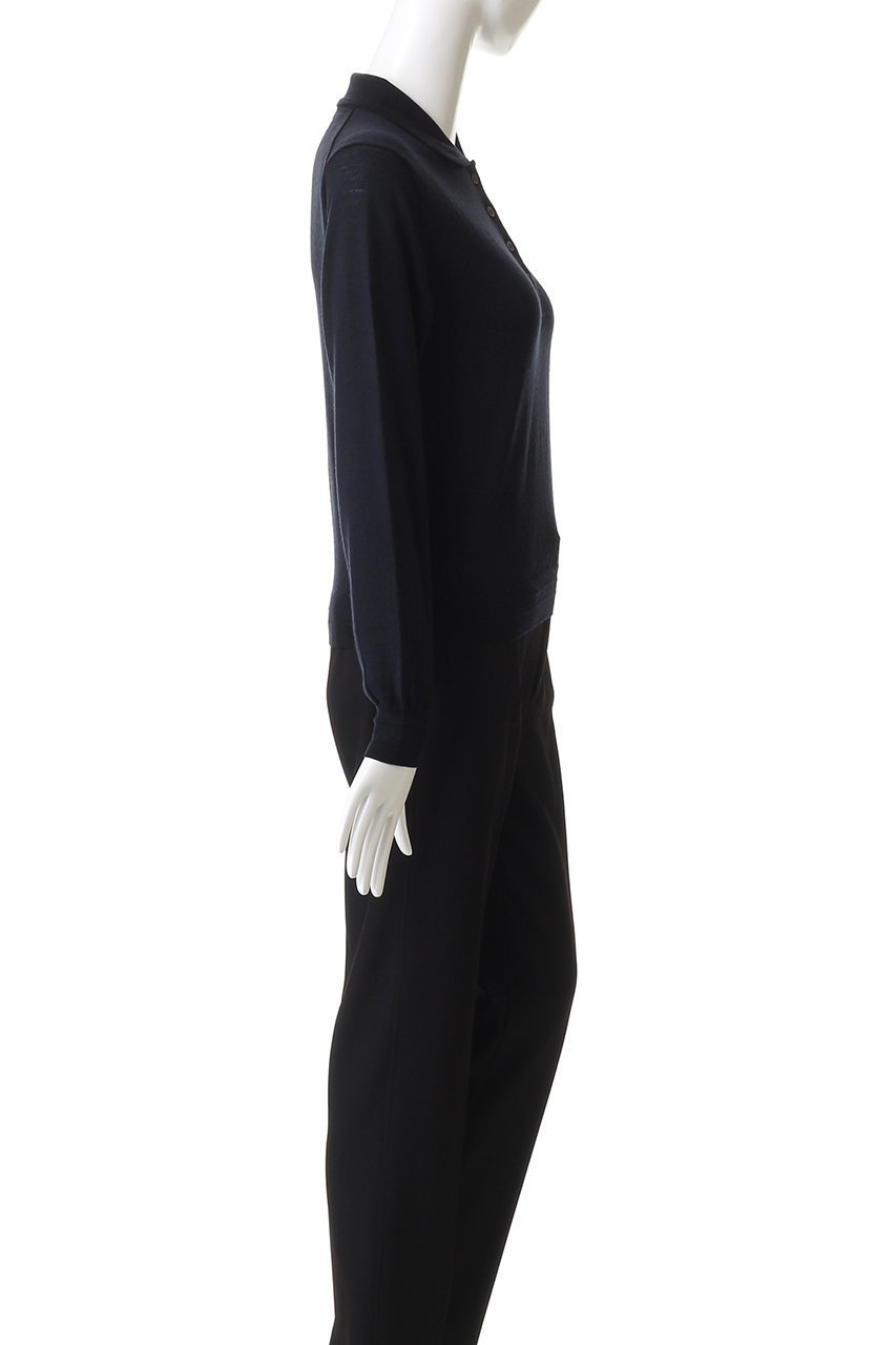 【スローン/SLOANE】の16G天竺 エクストラファインメリノウール 丸襟ポロ ニットトップス 人気、トレンドファッション・服の通販 founy(ファニー) 　ファッション　Fashion　レディースファッション　Fashion for Women　トップス・カットソー　Cut & Sew Tops　ニット　Knit Tops & Sweaters　カジュアルプルオーバー・ニットトップス　Pullovers & Knit Tops / Casual Pullovers　コンパクト　Compact, Small Size　スキニー　Skinny, Slim Fit　フォーマル　Formal, Dressy　ボトム　Bottoms, Lower Wear　ワイド　Wide, Wide Fit　切替　Switching, Contrast Panel　新作・新入荷　New Arrivals / New In　other-3|ID: prp329100004717858 ipo3291000000034090439