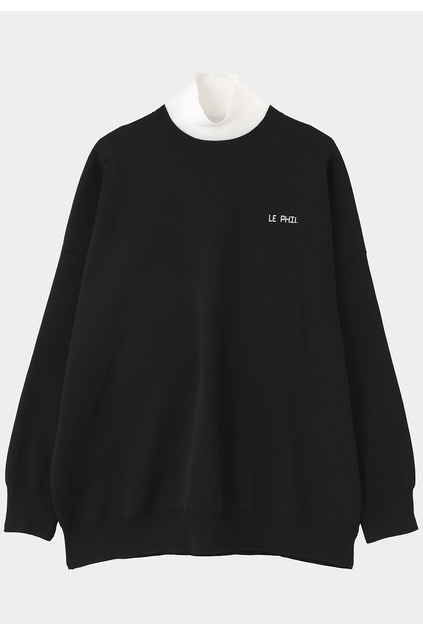 【ル フィル/LE PHIL】の《LE PHIL SPORTS》レタードハイネックニット 人気、トレンドファッション・服の通販 founy(ファニー) 　ファッション　Fashion　レディースファッション　Fashion for Women　トップス・カットソー　Cut & Sew Tops　ニット　Knit Tops & Sweaters　カジュアルプルオーバー・ニットトップス　Pullovers & Knit Tops / Casual Pullovers　ダブル　Double, Double-Breasted　メンズ　Men's, Menswear　レギンス　Leggings, Stretch Pants　新作・新入荷　New Arrivals / New In　 other-1|ID: prp329100004717860 ipo3291000000034090443