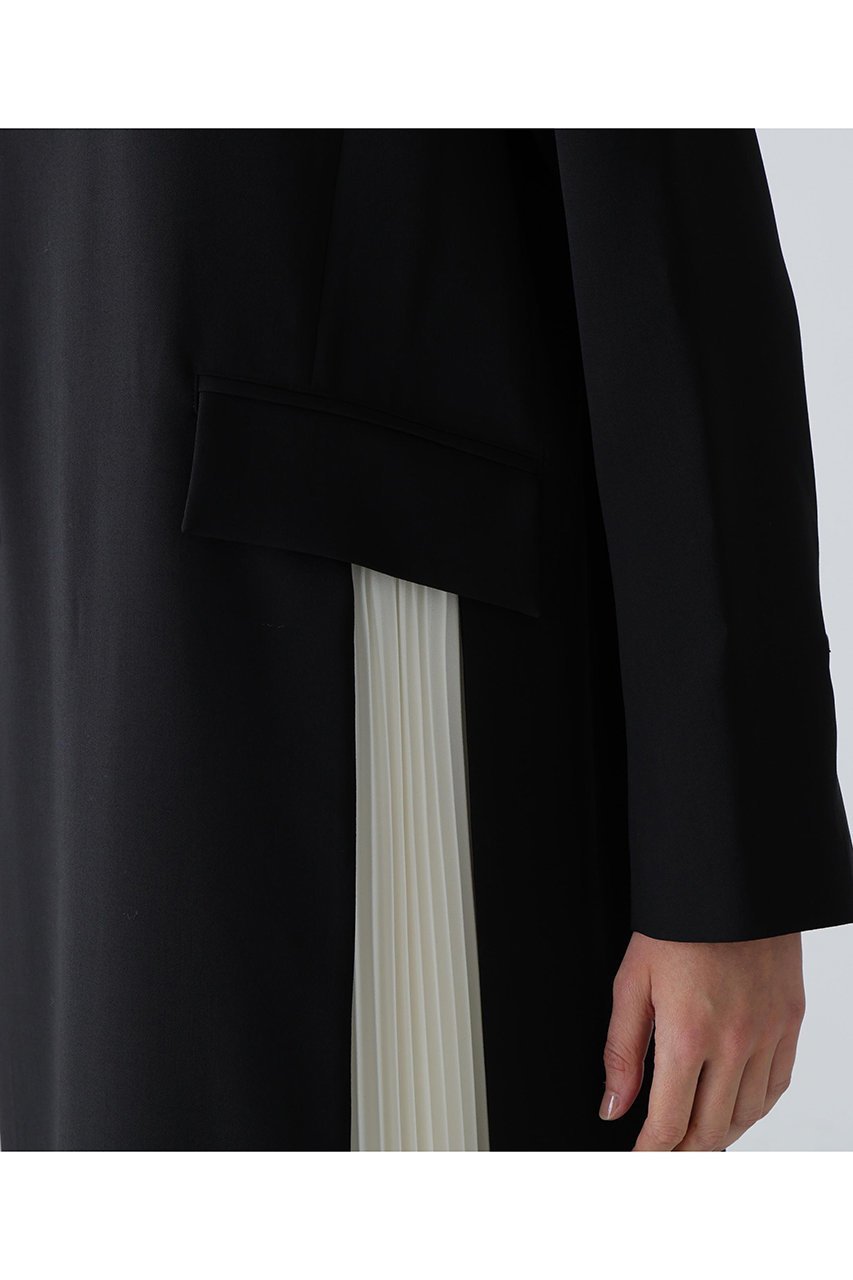 【アドーア/ADORE】のバイカラープリーツワンピース 人気、トレンドファッション・服の通販 founy(ファニー) 　ファッション　Fashion　レディースファッション　Fashion for Women　ワンピース　Dresses　チュニック　Tunic Tops & Dresses　ショール　Shawl, Wrap　ジャケット　Jacket, Outerwear　チュニック　Tunic, Long Top　ドレープ　Drape, Draping Fabric　モチーフ　Motif, Design Theme　エレガント 上品　Elegant　再入荷　Restock / Back in Stock　other-8|ID: prp329100004717863 ipo3291000000034090470