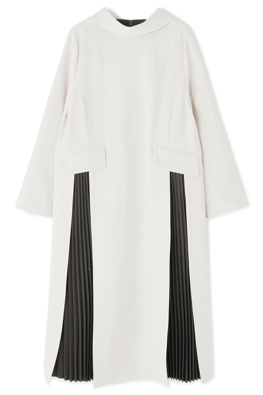 【アドーア/ADORE】のバイカラープリーツワンピース インテリア・キッズ・メンズ・レディースファッション・服の通販 founy(ファニー) ファッション Fashion レディースファッション Fashion for Women ワンピース Dresses チュニック Tunic Tops & Dresses ショール Shawl, Wrap ジャケット Jacket, Outerwear チュニック Tunic, Long Top ドレープ Drape, Draping Fabric モチーフ Motif, Design Theme エレガント 上品 Elegant ベージュ|ID: prp329100004717863 ipo3291000000034176689