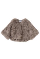 【エリオポール/heliopole】の【THREE DOTS】ウェイビーファーショートジャケット ライトグレー|ID: prp329100004717864 ipo3291000000035583889