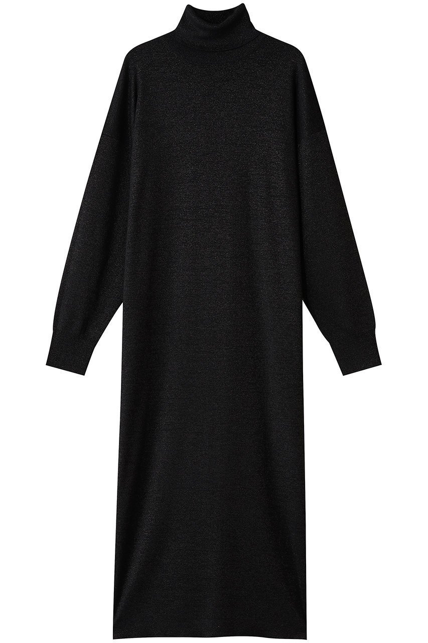 【エリオポール/heliopole】の【THREE DOTS】ルレックスニットドレス インテリア・キッズ・メンズ・レディースファッション・服の通販 founy(ファニー) 　ファッション　Fashion　レディースファッション　Fashion for Women　ワンピース　Dresses　フォーマル・パーティードレス・結婚式用ドレス　Elegant & Casual Dresses　チュニック　Tunic Tops & Dresses　シューズ　Shoes, Footwear　シンプル　Simple, Minimal　チュニック　Tunic, Long Top　ドレス　Dress, One-Piece　フォルム　Silhouette, Form　ロング　Long, Long-Length　新作・新入荷　New Arrivals / New In　ブラック|ID: prp329100004717866 ipo3291000000034090485