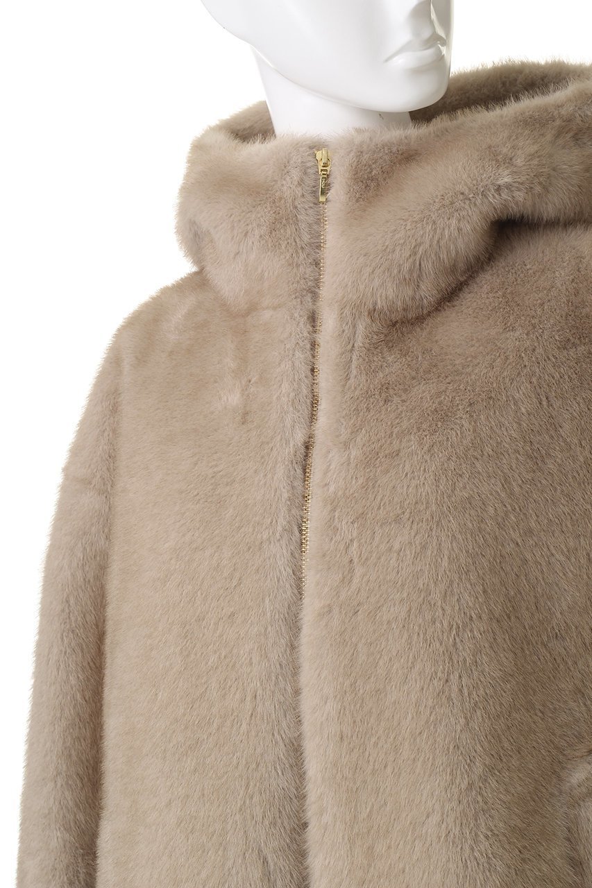 【エリオポール/heliopole】のミンク調フェイクファーフーディーブルゾン 人気、トレンドファッション・服の通販 founy(ファニー) 　ファッション　Fashion　レディースファッション　Fashion for Women　アウター　Coat / Outerwear Collection　レディースジャケット・軽アウター　Jackets　ブルゾンジャケット・スポーティアウター　Blouson Jackets　ジャケット　Jacket, Outerwear　ドローコード　Drawcord, Drawstring Cord　フェイクファー　Faux Fur, Imitation Fur　ブルゾン　Blouson, Bomber Jacket　ラグジュアリー　Luxury, Elegant　other-5|ID: prp329100004717876 ipo3291000000035583953