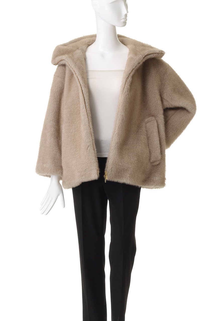 【エリオポール/heliopole】のミンク調フェイクファーフーディーブルゾン 人気、トレンドファッション・服の通販 founy(ファニー) 　ファッション　Fashion　レディースファッション　Fashion for Women　アウター　Coat / Outerwear Collection　レディースジャケット・軽アウター　Jackets　ブルゾンジャケット・スポーティアウター　Blouson Jackets　ジャケット　Jacket, Outerwear　ドローコード　Drawcord, Drawstring Cord　フェイクファー　Faux Fur, Imitation Fur　ブルゾン　Blouson, Bomber Jacket　ラグジュアリー　Luxury, Elegant　other-7|ID: prp329100004717876 ipo3291000000035583956