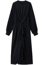 【エリオポール/heliopole】のダブルジャージーラッフルドレス ネイビー|ID: prp329100004717878 ipo3291000000036228214