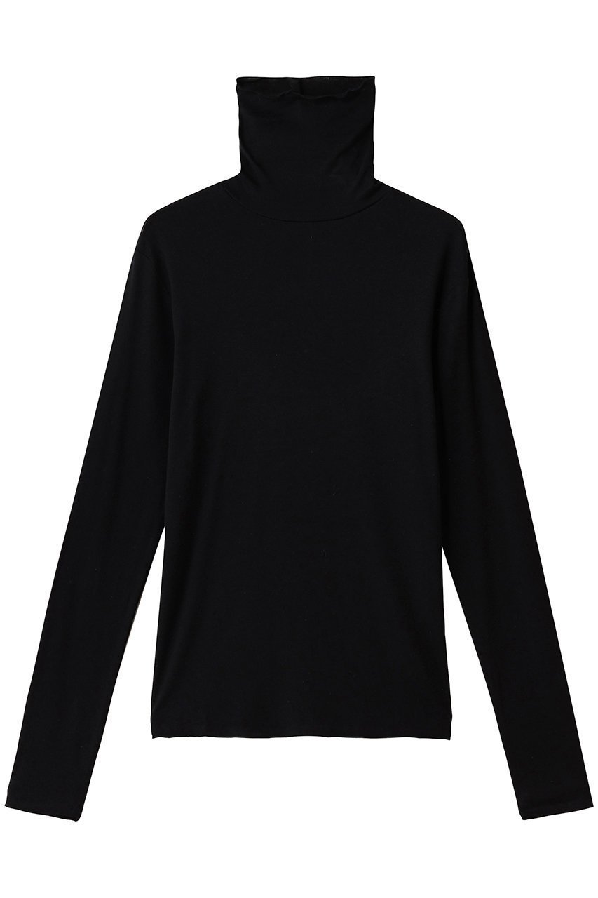 【エリオポール/heliopole】の【smooth skin series】CASHCOTTON タートル インテリア・キッズ・メンズ・レディースファッション・服の通販 founy(ファニー) 　ファッション　Fashion　レディースファッション　Fashion for Women　トップス・カットソー　Cut & Sew Tops　シャツ・ブラウス・オフィスカジュアル　Elegant Blouses & Button-Ups　ロングTシャツ・Tシャツ　Longline T-Shirts & Tees　カットソー・ベーシックTシャツ　Cut-and-Sewn Tops / Stretch Tees & Basics　インナー　Innerwear　スリーブ　Sleeve, Long Sleeve / Short Sleeve　タートル　Turtleneck, Turtle Collar　タートルネック　Turtleneck, High Neck　フィット　Fit, Slim Fit　ロング　Long, Long-Length　新作・新入荷　New Arrivals / New In　ブラック|ID: prp329100004717880 ipo3291000000034090568