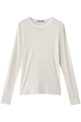 【エリオポール/heliopole】の【smooth skin series】CASHCOTTON クルー 人気、トレンドファッション・服の通販 founy(ファニー) ファッション Fashion レディースファッション Fashion for Women トップス・カットソー Cut & Sew Tops シャツ・ブラウス・オフィスカジュアル Elegant Blouses & Button-Ups ロングTシャツ・Tシャツ Longline T-Shirts & Tees カットソー・ベーシックTシャツ Cut-and-Sewn Tops / Stretch Tees & Basics インナー Innerwear シンプル Simple, Minimal ジャケット Jacket, Outerwear スリーブ Sleeve, Long Sleeve / Short Sleeve フィット Fit, Slim Fit ロング Long, Long-Length 定番 Standard, Basic Item |ID:prp329100004717882