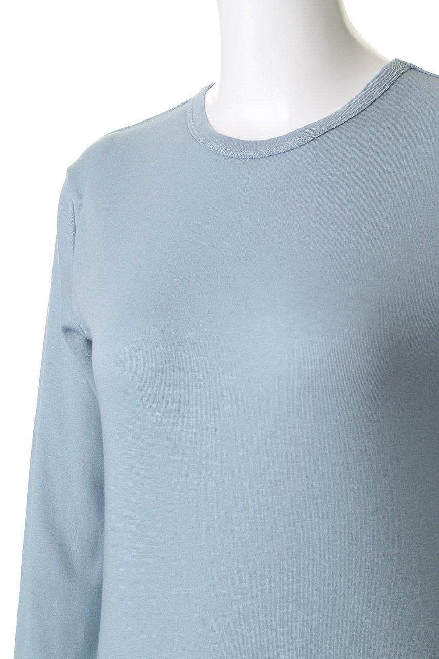 【エリオポール/heliopole】の【smooth skin series】CASHCOTTON クルー 人気、トレンドファッション・服の通販 founy(ファニー) 　ファッション　Fashion　レディースファッション　Fashion for Women　トップス・カットソー　Cut & Sew Tops　シャツ・ブラウス・オフィスカジュアル　Elegant Blouses & Button-Ups　ロングTシャツ・Tシャツ　Longline T-Shirts & Tees　カットソー・ベーシックTシャツ　Cut-and-Sewn Tops / Stretch Tees & Basics　インナー　Innerwear　シンプル　Simple, Minimal　ジャケット　Jacket, Outerwear　スリーブ　Sleeve, Long Sleeve / Short Sleeve　フィット　Fit, Slim Fit　ロング　Long, Long-Length　定番　Standard, Basic Item　新作・新入荷　New Arrivals / New In　other-5|ID: prp329100004717882 ipo3291000000034090590