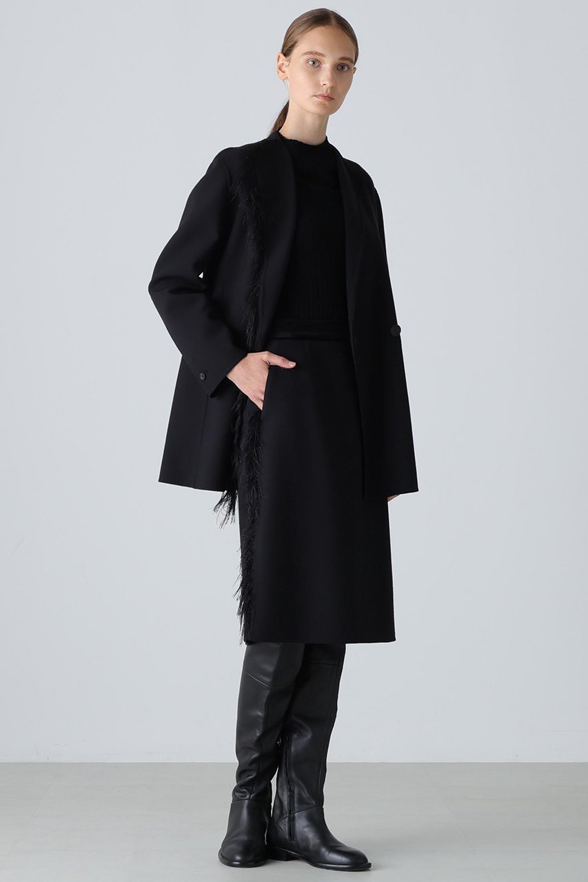 【アドーア/ADORE】のウールリバースカート 人気、トレンドファッション・服の通販 founy(ファニー) 　ファッション　Fashion　レディースファッション　Fashion for Women　スカート　Skirts　シンプル　Simple, Minimal　ダブル　Double, Double-Breasted　フェイス　Face, Facial Design　フリンジ　Fringe, Tassel　エレガント 上品　Elegant　新作・新入荷　New Arrivals / New In　other-2|ID: prp329100004717891 ipo3291000000034090650
