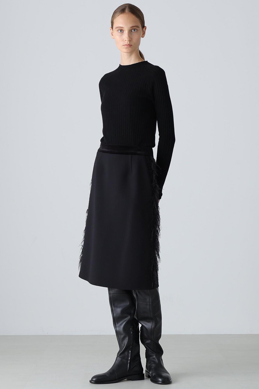 【アドーア/ADORE】のウールリバースカート 人気、トレンドファッション・服の通販 founy(ファニー) 　ファッション　Fashion　レディースファッション　Fashion for Women　スカート　Skirts　シンプル　Simple, Minimal　ダブル　Double, Double-Breasted　フェイス　Face, Facial Design　フリンジ　Fringe, Tassel　エレガント 上品　Elegant　新作・新入荷　New Arrivals / New In　other-3|ID: prp329100004717891 ipo3291000000034090651
