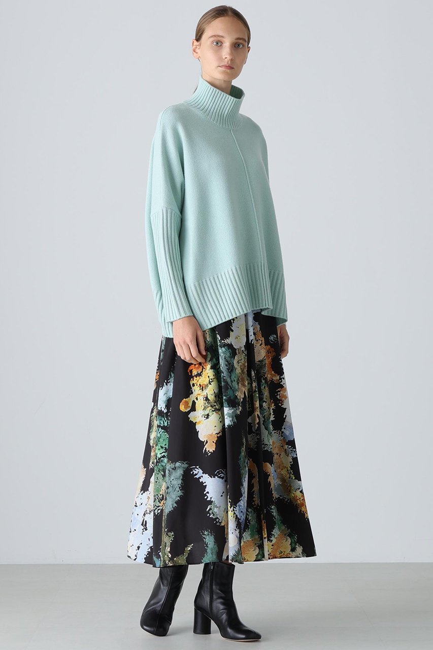 【アドーア/ADORE】のフォレストプリントスカート 人気、トレンドファッション・服の通販 founy(ファニー) 　ファッション　Fashion　レディースファッション　Fashion for Women　スカート　Skirts　ロングスカート　Long Skirts / Maxi & Midi Skirts　シンプル　Simple, Minimal　ストレッチ　Stretch, Stretchy Fabric　フレア　Flare, Flared　プリント　Print, Printed Pattern　モチーフ　Motif, Design Theme　ロング　Long, Long-Length　新作・新入荷　New Arrivals / New In　other-3|ID: prp329100004717893 ipo3291000000034090665
