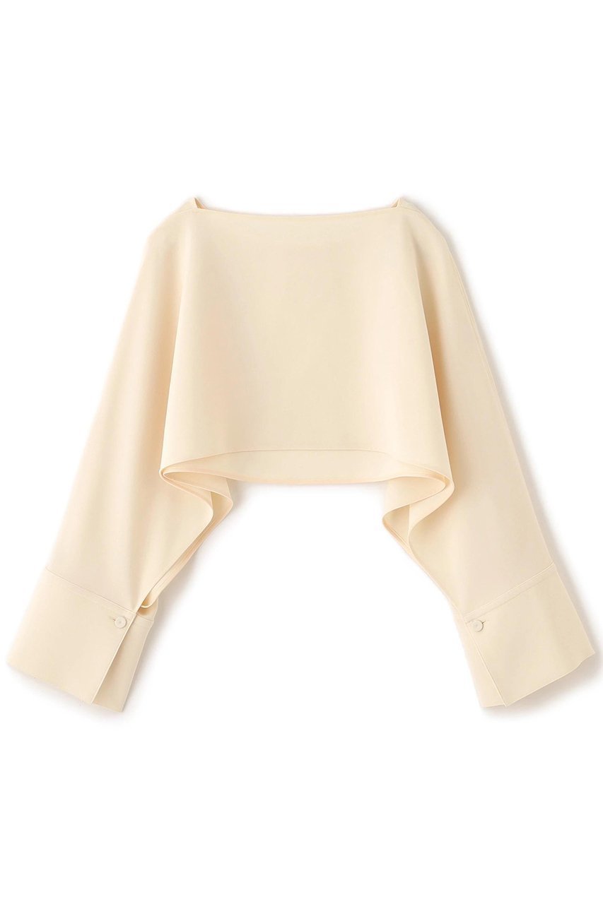 【アドーア/ADORE】のシルキーダブルクロスブラウス 人気、トレンドファッション・服の通販 founy(ファニー) 　ファッション　Fashion　レディースファッション　Fashion for Women　トップス・カットソー　Cut & Sew Tops　シャツ・ブラウス・オフィスカジュアル　Elegant Blouses & Button-Ups　シンプル　Simple, Minimal　スリーブ　Sleeve, Long Sleeve / Short Sleeve　ドレープ　Drape, Draping Fabric　ロング　Long, Long-Length　エレガント 上品　Elegant　新作・新入荷　New Arrivals / New In　 other-1|ID: prp329100004717894 ipo3291000000034090675