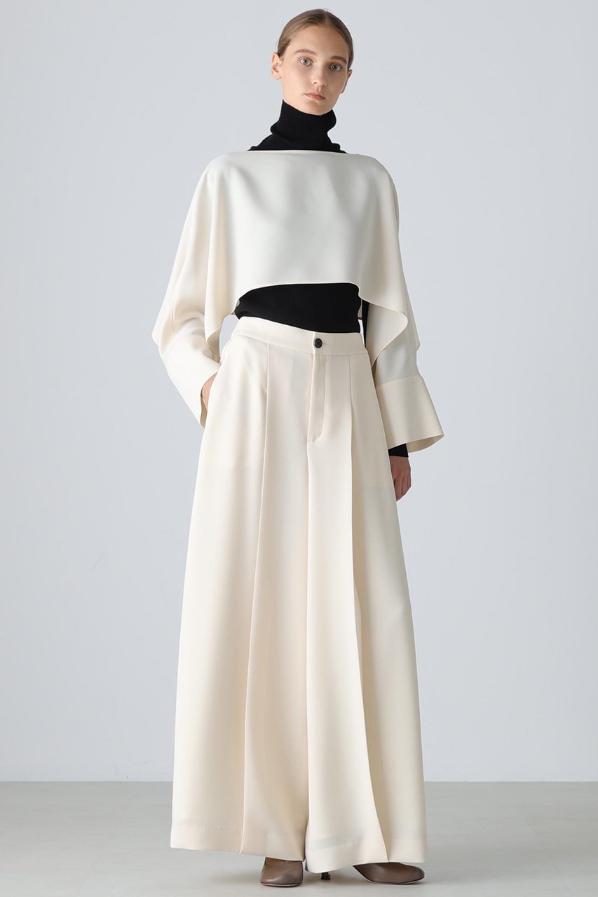 【アドーア/ADORE】のシルキーダブルクロスブラウス 人気、トレンドファッション・服の通販 founy(ファニー) 　ファッション　Fashion　レディースファッション　Fashion for Women　トップス・カットソー　Cut & Sew Tops　シャツ・ブラウス・オフィスカジュアル　Elegant Blouses & Button-Ups　シンプル　Simple, Minimal　スリーブ　Sleeve, Long Sleeve / Short Sleeve　ドレープ　Drape, Draping Fabric　ロング　Long, Long-Length　エレガント 上品　Elegant　新作・新入荷　New Arrivals / New In　other-3|ID: prp329100004717894 ipo3291000000034090681
