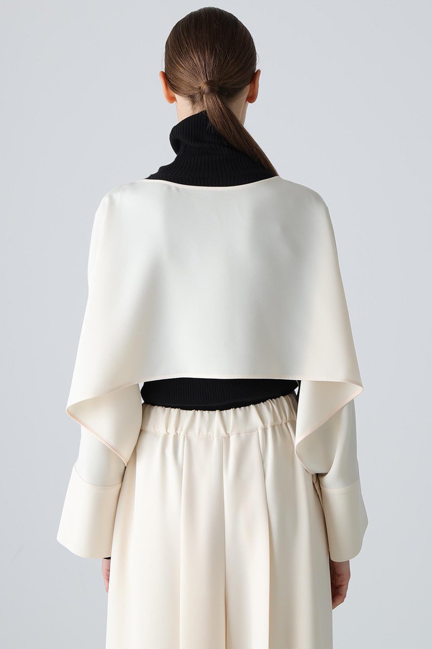 【アドーア/ADORE】のシルキーダブルクロスブラウス 人気、トレンドファッション・服の通販 founy(ファニー) 　ファッション　Fashion　レディースファッション　Fashion for Women　トップス・カットソー　Cut & Sew Tops　シャツ・ブラウス・オフィスカジュアル　Elegant Blouses & Button-Ups　シンプル　Simple, Minimal　スリーブ　Sleeve, Long Sleeve / Short Sleeve　ドレープ　Drape, Draping Fabric　ロング　Long, Long-Length　エレガント 上品　Elegant　新作・新入荷　New Arrivals / New In　other-5|ID: prp329100004717894 ipo3291000000034090683
