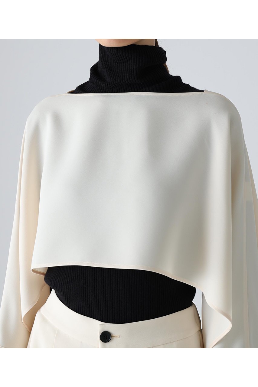 【アドーア/ADORE】のシルキーダブルクロスブラウス 人気、トレンドファッション・服の通販 founy(ファニー) 　ファッション　Fashion　レディースファッション　Fashion for Women　トップス・カットソー　Cut & Sew Tops　シャツ・ブラウス・オフィスカジュアル　Elegant Blouses & Button-Ups　シンプル　Simple, Minimal　スリーブ　Sleeve, Long Sleeve / Short Sleeve　ドレープ　Drape, Draping Fabric　ロング　Long, Long-Length　エレガント 上品　Elegant　新作・新入荷　New Arrivals / New In　other-6|ID: prp329100004717894 ipo3291000000034090684