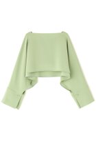 【アドーア/ADORE】のシルキーダブルクロスブラウス 人気、トレンドファッション・服の通販 founy(ファニー) ファッション Fashion レディースファッション Fashion for Women トップス・カットソー Cut & Sew Tops シャツ・ブラウス・オフィスカジュアル Elegant Blouses & Button-Ups シンプル Simple, Minimal スリーブ Sleeve, Long Sleeve / Short Sleeve ドレープ Drape, Draping Fabric ロング Long, Long-Length エレガント 上品 Elegant thumbnail グリーン|ID: prp329100004717894 ipo3291000000035074262