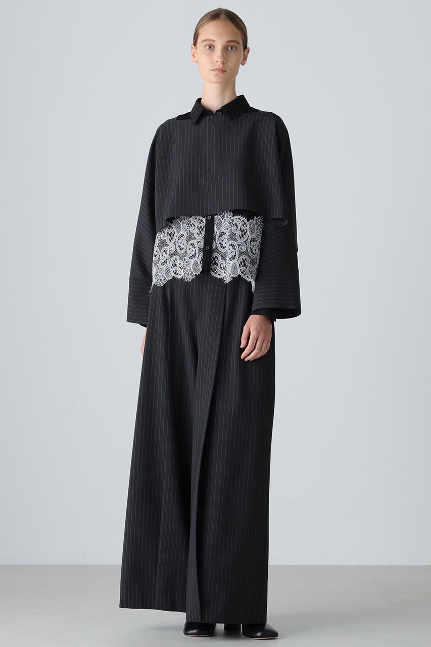 【アドーア/ADORE】の2WAYストライプブラウス 人気、トレンドファッション・服の通販 founy(ファニー) 　ファッション　Fashion　レディースファッション　Fashion for Women　トップス・カットソー　Cut & Sew Tops　シャツ・ブラウス・オフィスカジュアル　Elegant Blouses & Button-Ups　ジャケット　Jacket, Outerwear　ストライプ　Stripe, Striped Pattern　スリーブ　Sleeve, Long Sleeve / Short Sleeve　ドレープ　Drape, Draping Fabric　マニッシュ　Mannish, Boyish　ロング　Long, Long-Length　新作・新入荷　New Arrivals / New In　other-3|ID: prp329100004717899 ipo3291000000034090712