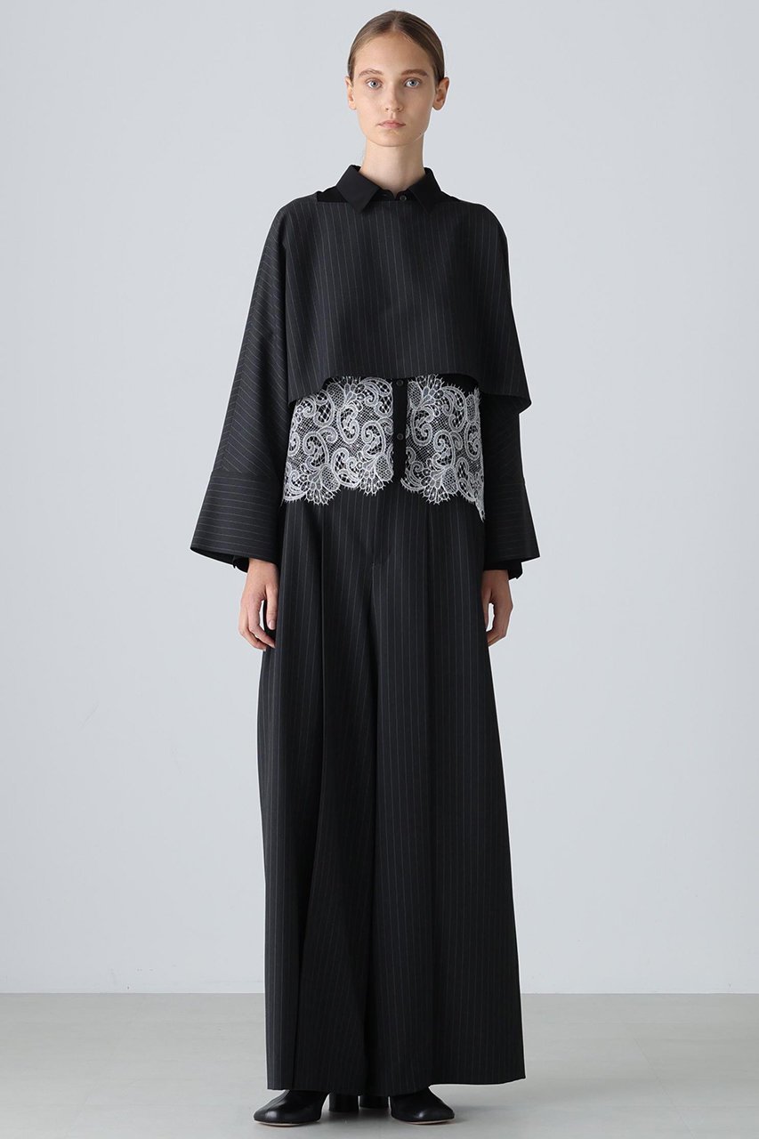 【アドーア/ADORE】のライトジョーゼットブラウス 人気、トレンドファッション・服の通販 founy(ファニー) 　ファッション　Fashion　レディースファッション　Fashion for Women　トップス・カットソー　Cut & Sew Tops　シャツ・ブラウス・オフィスカジュアル　Elegant Blouses & Button-Ups　ジョーゼット　Georgette, Semi-Sheer Fabric　スリーブ　Sleeve, Long Sleeve / Short Sleeve　バランス　Balance, Style Balance　レース　Lace, Lace Fabric　ロング　Long, Long-Length　新作・新入荷　New Arrivals / New In　other-4|ID: prp329100004717901 ipo3291000000034090727